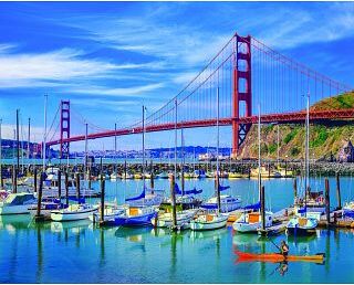 White Mountain Puzzles Golden Gate Bridge