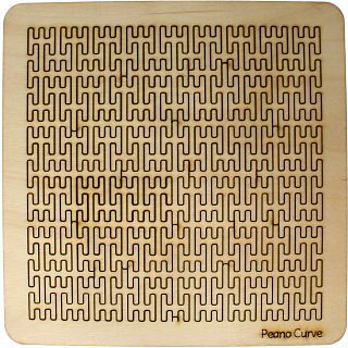 Martin Raynsford Wooden Fractal Tray Puzzle - Peano Curve