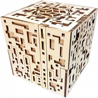 NKD Puzzle Silver City Kit - Wooden DIY Puzzle Box