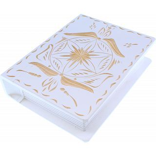 TransylvanyArt Romanian Secret Book Box - White