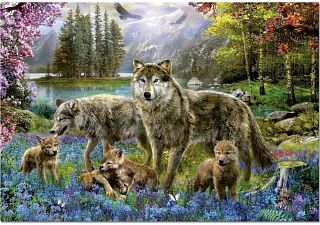 Eurographics Wolf Lake Fantasy - Large Piece Jigsaw Puzzle