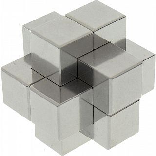 Grave Raven Diabolical Structure - Aluminum 6 Piece Burr Puzzle
