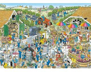 Jumbo International Jan van Haasteren Comic Puzzle - The Winery (1000 Pieces)