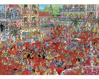 Jumbo International Jan van Haasteren Comic Puzzle - La Tomatina