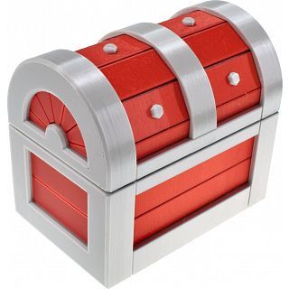 Puzzle Master Treasure Chest Puzzle Box - Silver Design