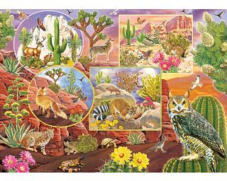 Cobble Hill Desert Magic - Family Pieces Puzzle