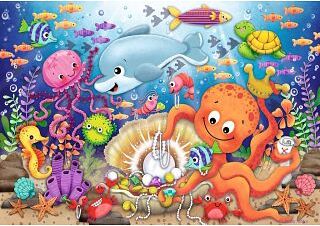 Ravensburger Fishie's Fortune - Super Sized Floor Puzzle