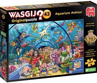 Jumbo International Wasgij Original #43: Aquarium Antics!