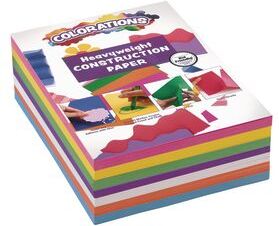 Colorations Bright Construction Paper Smart Pack  600 Sheets by Colorations