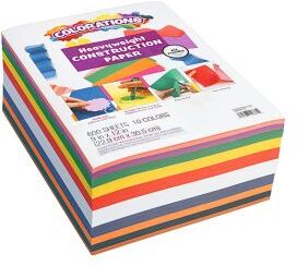 Colorations Construction Paper Smart Pack 9 x12  600 Sheets by Colorations