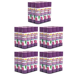 60 Colorations Best Value Washable Purple Glue Sticks Large 88 oz by Colorations