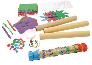 Colorations Rainstick Craft Kit for Kids Pack of 12 Arts and Crafts ProjectRainstick Craft Kit  Kit for 12 by Colorations