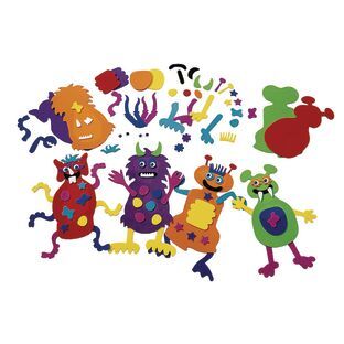 Colorations Monstrous Monster Making Craft Kit  Kit for 12 by Colorations