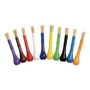Colorations Easy Grip Paint Brushes  Set of 10 by Colorations
