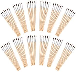 Colorations Fine Paint Brushes EA 6 Brushes 12 Sets by Colorations