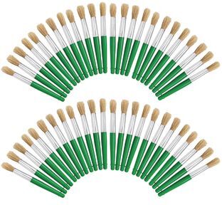 Colorations Jumbo Chubby Paint Brushes EA 4 Brushes Set of 12 by Colorations