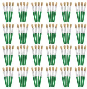 Colorations Jumbo Chubby Paint Brushes EA 4 Brushes Set of 24 by Colorations