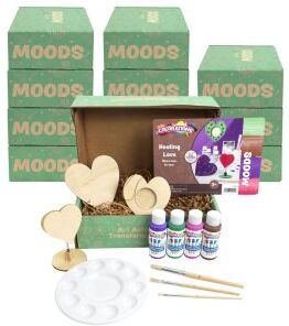 Colorations Moods  Social Emotional Learning Art Kits Healing Love Set of 12 by Colorations