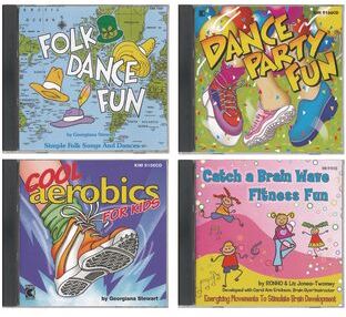 Daily Fitness  4 CD Set by KIMBO Educational