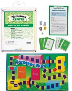 Really Good Stuff LLC Hamster Run Addition Numeracy Center with Storage Bag  Grab and Go Learning Pack  Reinforce Basic Addition Facts  Kindergarten