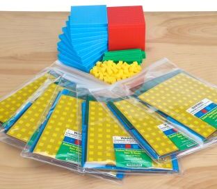 Teacher And Student Manipulatives Kit  Base 10 Blocks  1 multi item kit by Really Good Stuff LLC