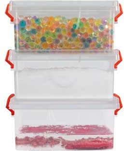 Really Good Stuff Sensory Bin Kit 3 Stations  1 multi item kit by Really Good Stuff LLC