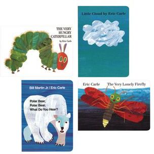 Eric Carle Board Books  Set of 4 by Really Good Stuff LLC