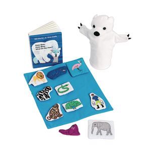 Polar Bear Puppet and Props with Board Book by Really Good Stuff LLC