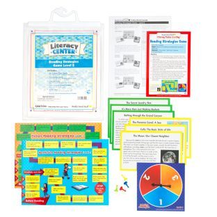 Reading Strategies Game Level 2 Literacy Center  1 literacy center by Really Good Stuff LLC