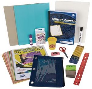 Individual Student Supplies Kit with Whiteboard  Elementary  1 multi item kit by Really Good Stuff LLC