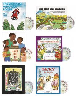 Favorite Paperback Books with CDs 6 Titles  6 books with CDs by Really Good Stuff LLC