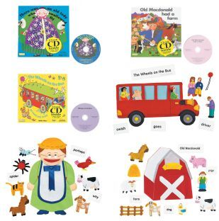 Excellerations Felt Story Sets Story Books and CDs  3 Titles by Excellerations