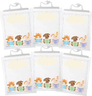 Large Hang Up Totes Books 6 Pack by Really Good Stuff LLC