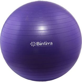 Really Good Stuff LLC Really Good Stuff Bintiva Anti Burst Fitness Exercise Stability Yoga Ball 65 CM  1 yoga ball Color Purple by Really Good Stuff L