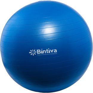 Really Good Stuff Bintiva Anti Burst Fitness Exercise Stability Yoga Ball 75 CM  1 yoga ball Color Blue by Really Good Stuff LLC