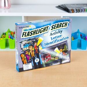 Flashlight Search Activity Letter Identification  1 game by Really Good Stuff LLC