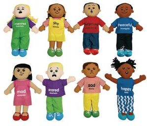 Excellerations Emotions Plush Dolls  Set of 8 by Excellerations