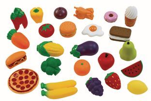 Environments My First Soft Dishes and Play Food Set  42 Pieces with Storage by Environments