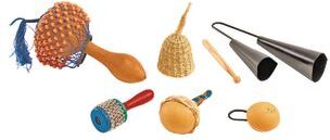 African Music Instruments Set of 6 by Really Good Stuff LLC