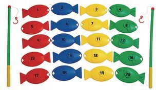 Giant Fishing Set Numbers  22 Pieces by Educational Advantage