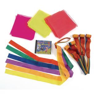 Discount School Supply Musical Scarves Movement Set  19 Pieces by Discount School Supply