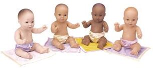 Discount School Supply Tender Touch Baby Dolls  Set of All 4 by Discount School Supply