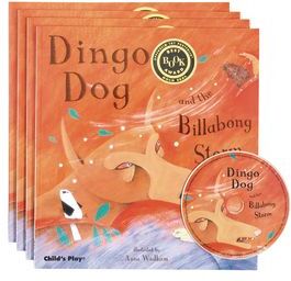 Dingo Dog and the Billabong Storm 4 Paperback Books and 1 CD  4 books 1 cd by Child s Play