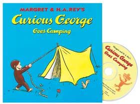 Curious George Goes Camping Book and CD  1 book 1 cd by Houghton Mifflin Harcourt