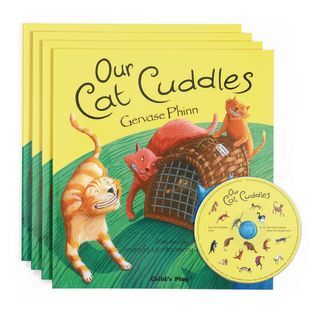 Our Cat Cuddles  4 Paperback Books and 1 CD by Child s Play