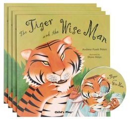 Tiger and the Wise Man  4 Paperback Books and 1 CD by Really Good Stuff LLC