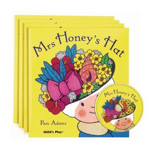 Mrs Honey s Hat  4 Paperback Books and 1 CD by Really Good Stuff LLC