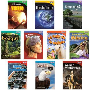 TIME FOR KIDS Informational Text Grade 2 Spanish Set 1 10 Book Set by Really Good Stuff LLC