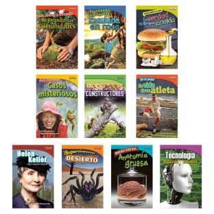 TIME FOR KIDS Informational Text Grade 4 Spanish Set 1 10 Book Set by Really Good Stuff LLC