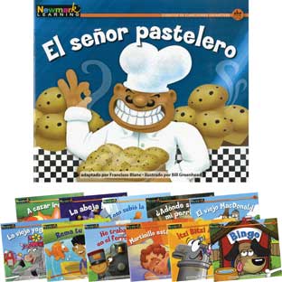 Rising Readers Fiction Nursery Songs And Stories  Spanish  12 books by Really Good Stuff LLC